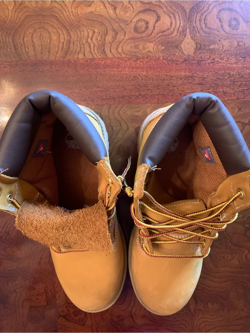 Timberland Wheat Nubuck Work Boots - Men's Lace-Up
